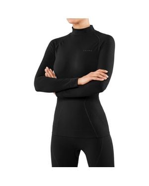 FALKE Maximum Warm Turtleneck Base Layer Top - Black