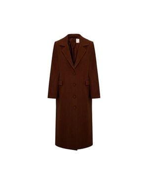 Pcfg Wool Coat - Brown
