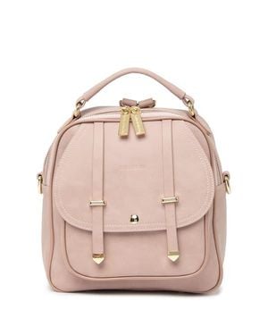 Belle & Bloom Camila Leather Backpack - Natural