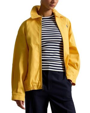 Polo Ralph Lauren Oversize Double Face Cotton Windbreaker - Blue