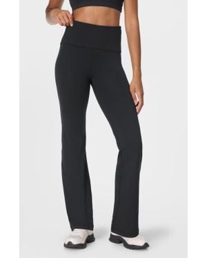 Sweaty Betty All Day Foldover Waist Pants - Blue