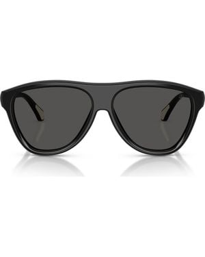 Moncler Incline 59Mm Pilot Sunglasses - Gray