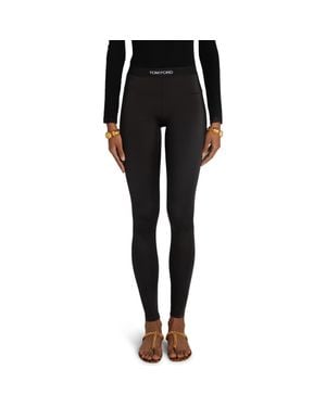 Tom Ford Signature Logo Leggings - Black