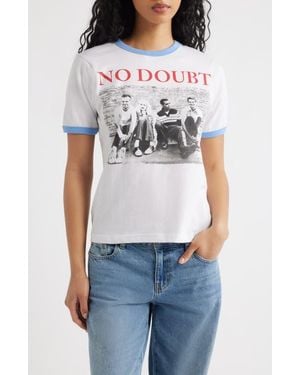 Merch Traffic No Doubt Vintage Wash Graphic T-Shirt - Gray
