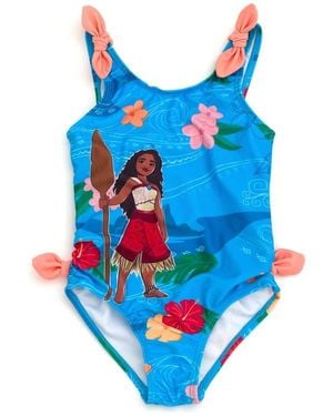 Disney Moana Sleeveless One Piece Bathing Suit - Blue