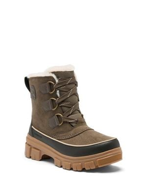 Sorel Tivoli V Faux Fur Lined Waterproof Boot - Brown