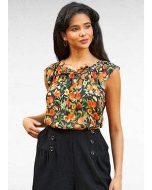 ModCloth Sweet As Can Be Ruffle Top - White