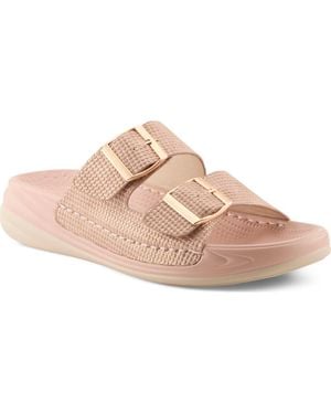 Flexus by Spring Step Buttermere Slide Sandal - Pink