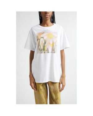 Collina Strada Organic Cotton Graphic T-Shirt - White
