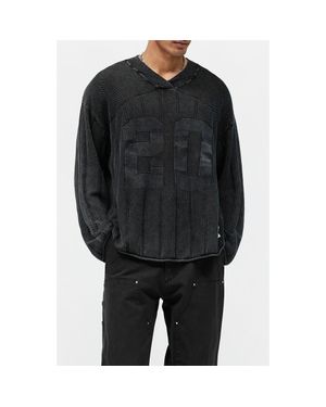 Represent Varsity Sweater - Black