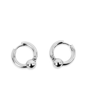 Twojeys Ball Hoop Earrings - Metallic
