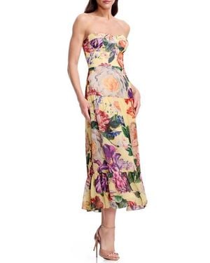 strapless open back dress Dress The Population Vienna – Mia Bella The Label main image 0