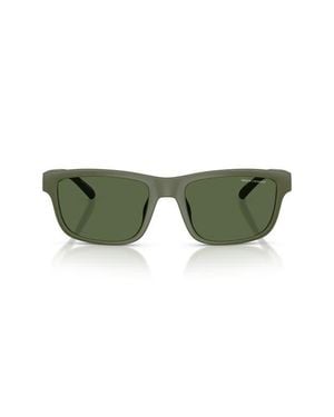 ARMANI EXCHANGE 55Mm Rectangular Sunglasses - Green