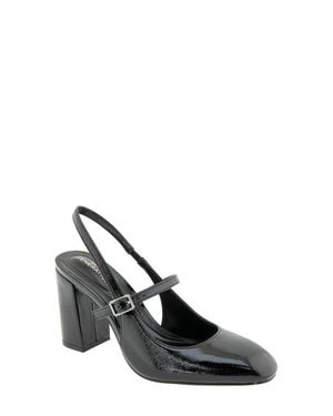 BCBGMAXAZRIA Jaxxon Slingback Mary Jane Pump - Black