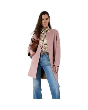 Gerard Darel Precilia Reversible Coat - Blue