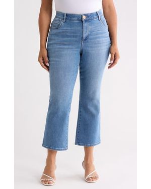 Wit & Wisdom Bennett High Waist Ankle Barely Bootcut Jeans - Blue