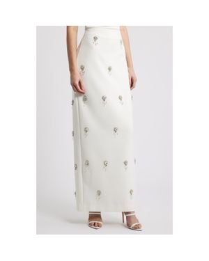 Odd Muse The Ultimate Muse Crystal Maxi Skirt - White