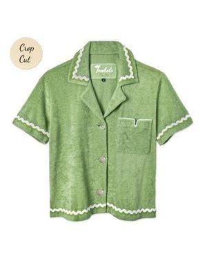 Tombolo 'Rick Rack' Cabana Crop Cut - Green