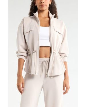 Zella Soft Luxe Utility Jacket - White