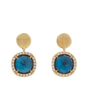 Marco Bicego London Topaz & Diamond Drop Earrings - Blue