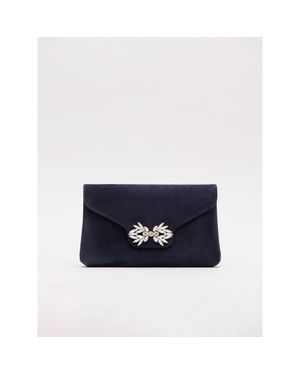 Phase Eight Sparkle Clutch Bag - Blue