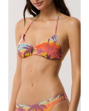Rip Curl Retro Revival Triangle Bikini Top - Orange