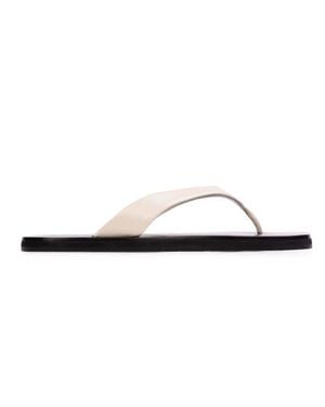 Black Suede Studio Bae Flip Flop Sandal - Brown