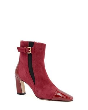 Amalfi by Rangoni Feroce Cap Toe Bootie - Red