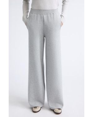 Eleventy Silk & Cashmere Blend Knit Pants - Gray