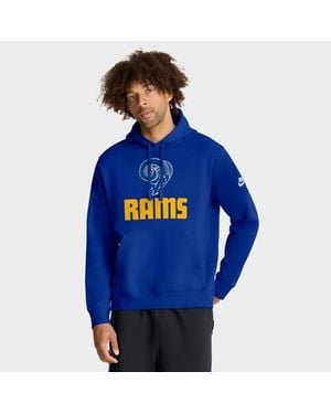 Nike Los Angeles Rams Best Season Rewind Club Pullover Hoodie - Blue