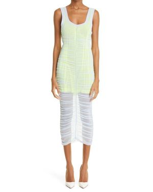 Alexander Wang Double Layer Midi Tank Dress - Multicolor