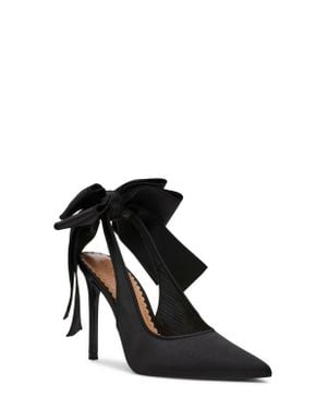 Steve Madden Teacup Slingback Pointed Toe Pump - Black