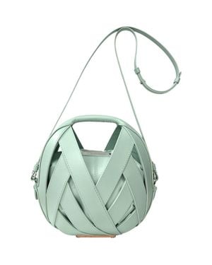 PERRIN Paris Le Petit Panier Shoulder Bag - Green