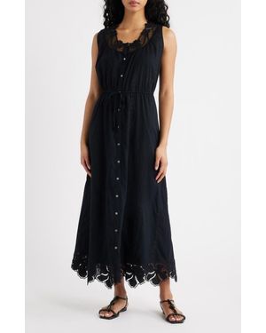 Rails Lorina Cotton Maxi Dress - Black