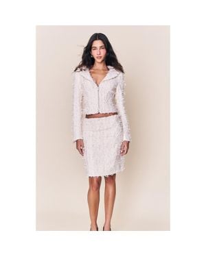 GUIZIO Lillian Pencil Skirt - Pink