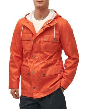 Brooks Brothers Water Repellent Rain Jacket - Orange