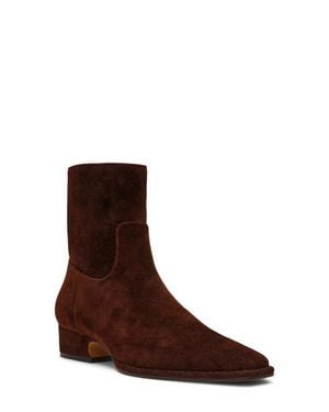 Steve Madden Define Block Heel Bootie - Brown