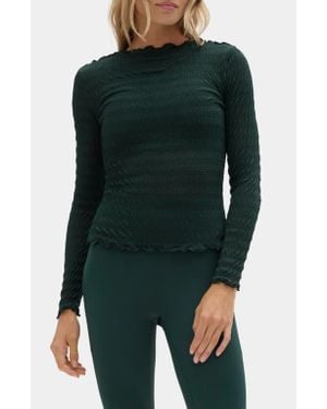 Halfdays Ynes Texture Top - Green
