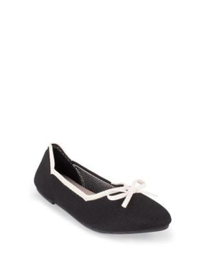 Tahari Tortuga Ballet Flat - Black