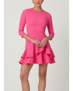 Shoshanna Nessa Crepe Dress - Pink