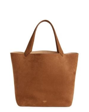 ハンドバッグ ALAIA Suede Hand Tote bag BRUN FONCE Mina 25 Vienne Wave Small suede tote bag in brown - Alaia