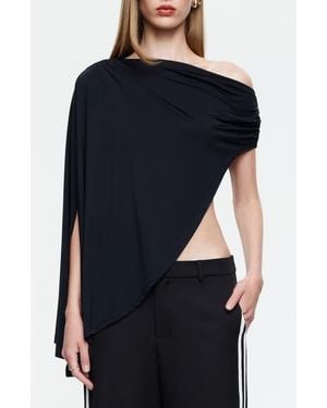 Lioness Reborn Asymmetric Poncho - Blue