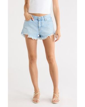 Pistola Gigi Cutoff Denim Shorts - Blue