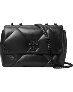 Tory Burch Kira Diamond Quilt Shoulder Bag - Black