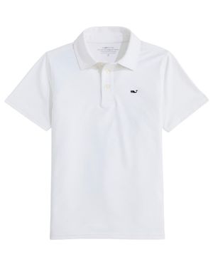 Vineyard Vines Kids' Sankaty Polo Shirt - White