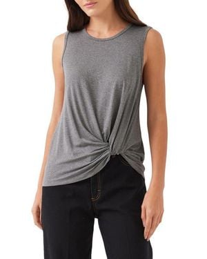 Karen Kane Pick Up Jersey Tank - Gray