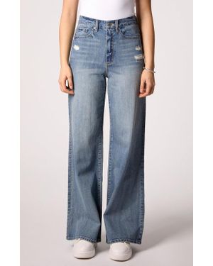 Blue Revival Waverly Mid Rise Wide Leg Jean - Blue