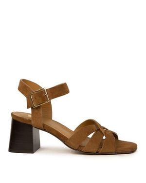Bobbies Esther Heeled Sandals - Brown