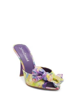 Jeffrey Campbell First Kiss Peep Toe Slide Sandal - Purple