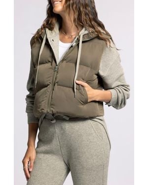 Thread & Supply Issey Puffer Vest - Multicolor